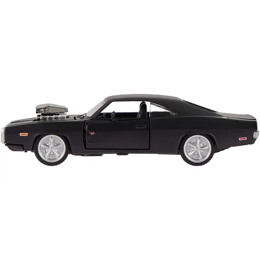 Машинка Rastar 1970 Dodge Charger R/T 1:36 Чорний - фото 3