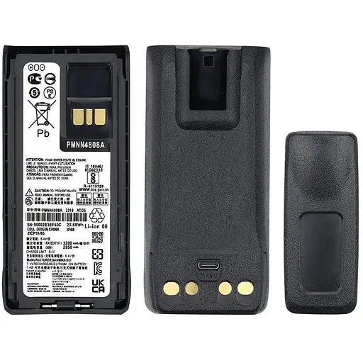 Акумулятор для рації Motorola R7 R7A з USB-C 3500 mAh PMNN4808A