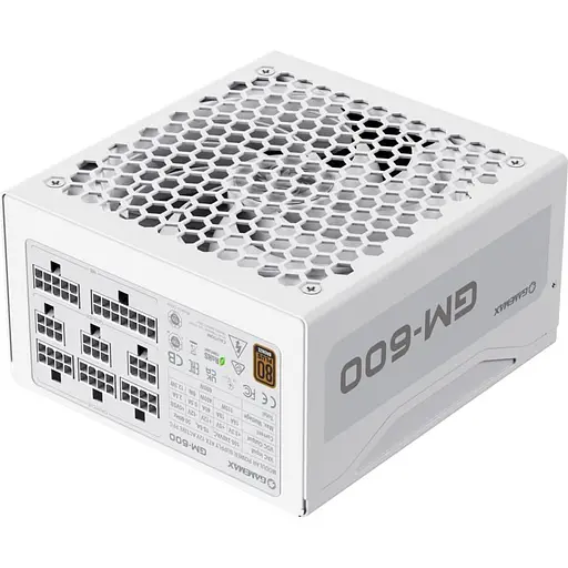 Блок живлення GameMax GM-600 White 600W (GM-600 Modular white) - фото 1