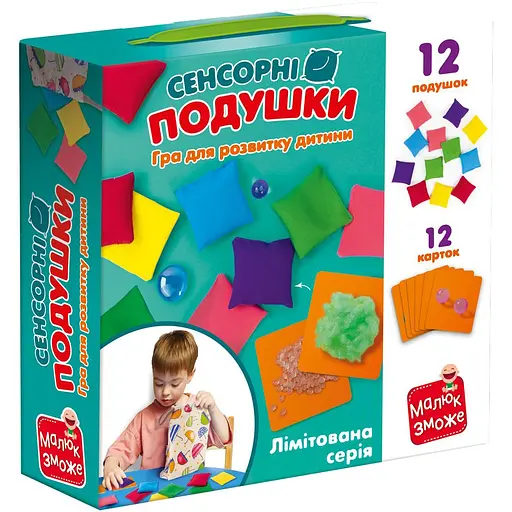 Гра розвиваюча Vladi Toys Сенсорні подушки (VT1100-03)  - фото 1