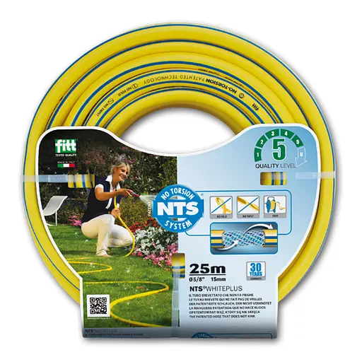 Шланг для полива FITT NTS WHITE PLUS 5/8" 50 м FWP5/850 - фото 1