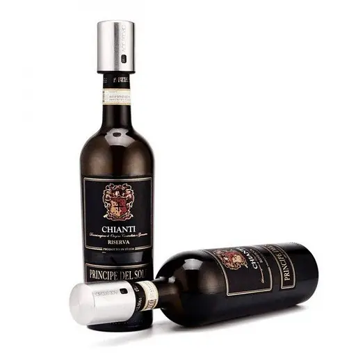 Пробка для вина Circle Joy Wine Stopper Silver CJ-JS01 вакуумная (33884) - фото 3