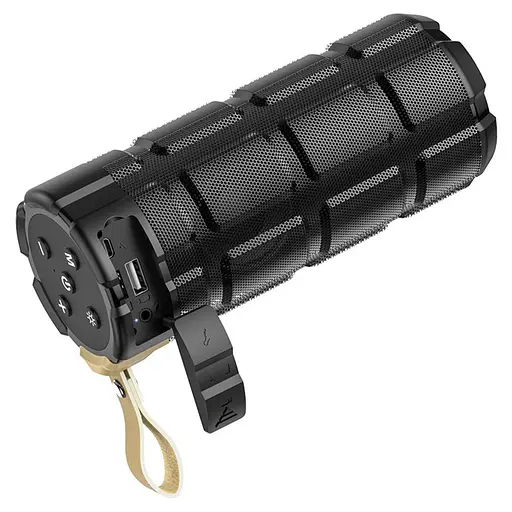 Колонка портативная – беспроводная акустика Hoco HC7 Pleasant sports BT speaker черная - фото 2