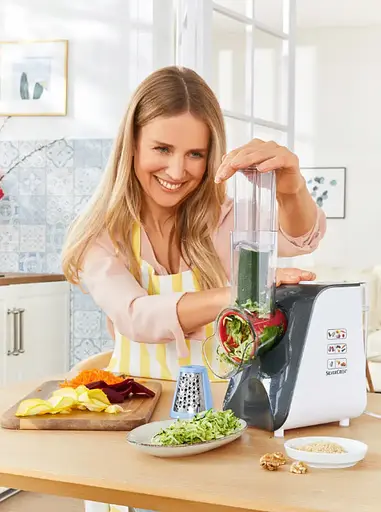 Овощерезка электрическая Silver Crest SGR-150-D1 150 Вт - фото 8