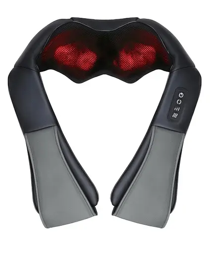 Масcажер для шеи EasyFit Shiatsu (шиацу-массаж плеч и тела роликовый) (EF-2101) - фото 1