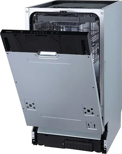 Посудомоечная машина Gorenje встраиваемая, 11 комплектов A++, 45 см, AquaStop, белый - фото 4