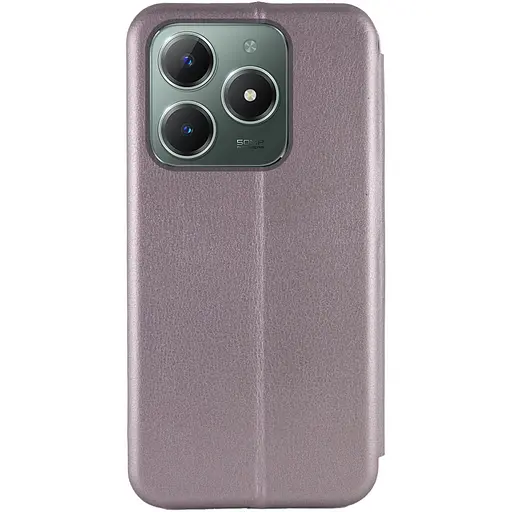 Шкіряний чохол-книжка Classy для Realme C61 4G Сірий - фото 4