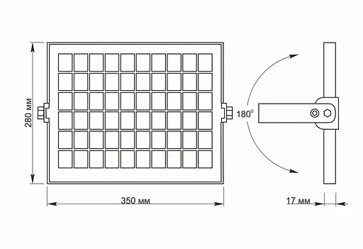 LED прожектор автономний VIDEX 600Lm 5000K - фото 6