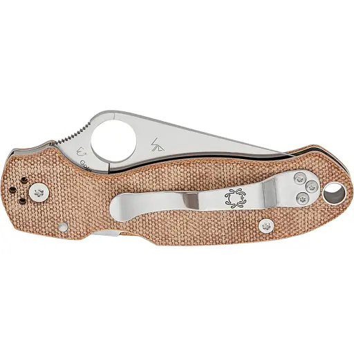 Нож Spyderco Para 3 CPM Cru-Wear Micarta Brown - фото 4
