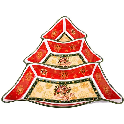 Менажниця Lefard Christmas Collection 24х24х5 см (986-003)