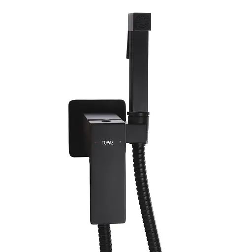 Набір гігієнічного душа прихованого монтажу Topaz Odiss TO 18604-H62-BB, Чорний матовий - фото 2