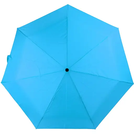 Женский складной зонтик полный автомат Happy Rain 96 см голубая