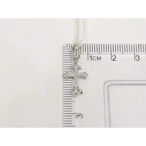 Золотой крестик Семейные драгоценности. Распятие Христа. 140900Б - фото 4