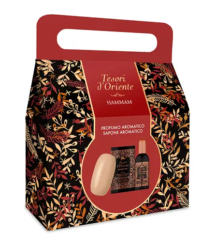 Подарунковий набір Tesori d'Oriente Хамамм тв 100 мл тверде мило 125 г