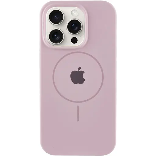 Чохол Epik Silicone Case Full Protective AA with MagSafe для Apple iPhone 15 Pro 6.1 Рожевий/Pink Sand - фото 1