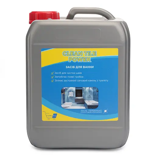 Средство для удаления сложных соляных налетов Crystalline shop Clean tile power 5 л
