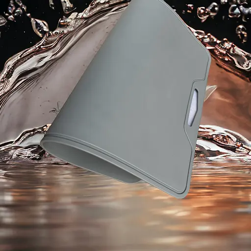 Дошка кухонна силіконова обробна 30х35 см, Kitchen Master Зелений 86385 - фото 3