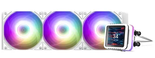 СВО Zalman Alpha 2DS A36 ARGB White (ALPHA2DSA36WHITE) - фото 1