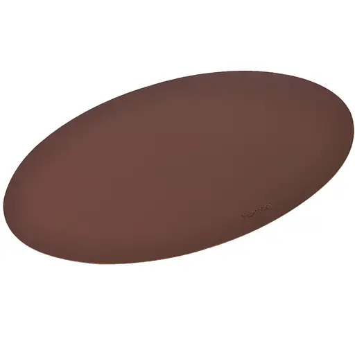 Овальний сервірувальний килимок Fissman 45х30 см коричневий (683)