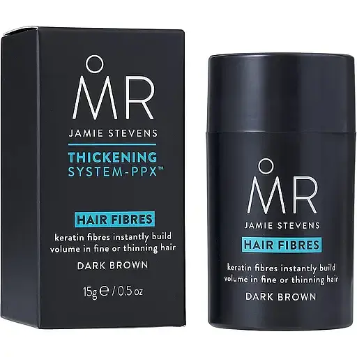 Кератиновые волокна волос Mr Jamie Stevens Hair Fibres, темно-коричневый, 15 г - фото 1