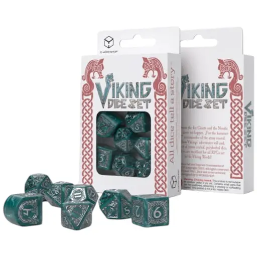 Набір кубиків Viking Modern Dice Set: Mjolnir , 7 шт. (RVIK04)