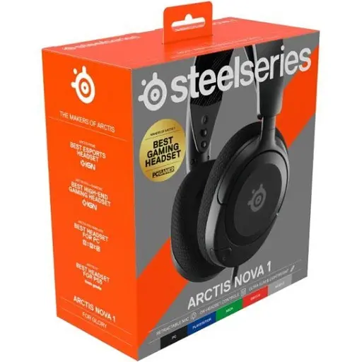 Игровая гарнитура SteelSeries Arctis Nova 1 Black MultiPlatform - фото 7