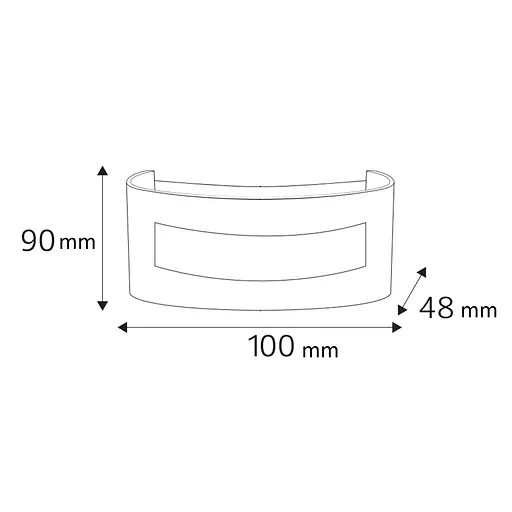 Світильник світлодіодний фасаднийNEUTRON-5 5W настінний - фото 2