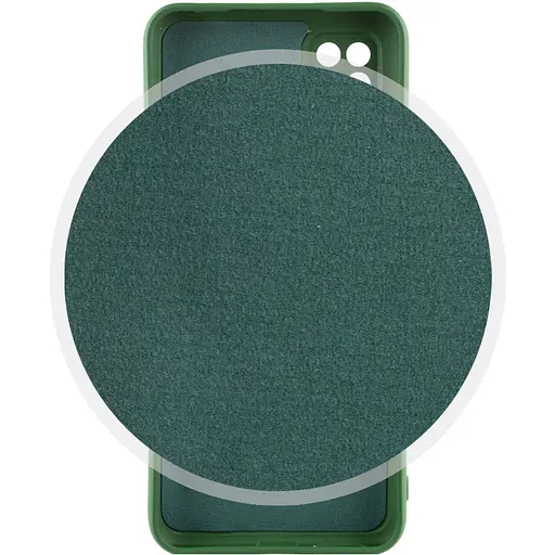 Чохол Silicone Cover Lakshmi Full Camera (AA) для Xiaomi Redmi 10A Зелений / Dark green - фото 3