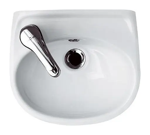 Умивальник меблевий Cersanit Eko 35 см з отвором ліворуч Білий K07-002-L 30412 - фото 3
