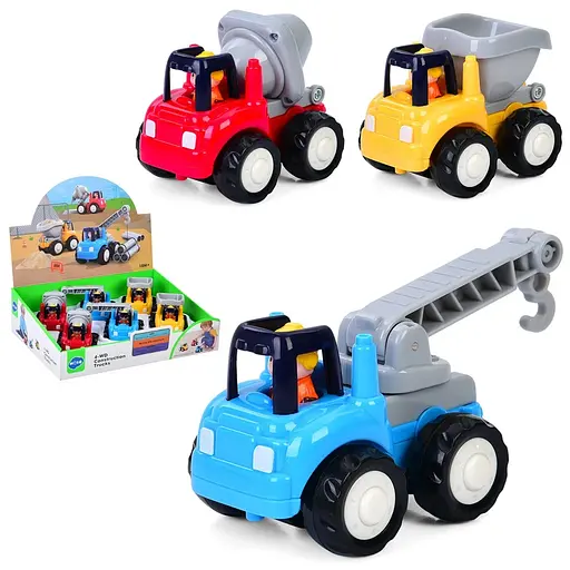 Машинка HE7907 HOLA Стройтехника, инерция, от 10см (6903317705795) Микс - фото 1