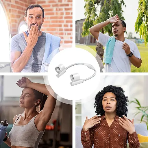 Шийний вентилятор 3-швидкісний безлопатевий з поворотом на 90° - фото 8