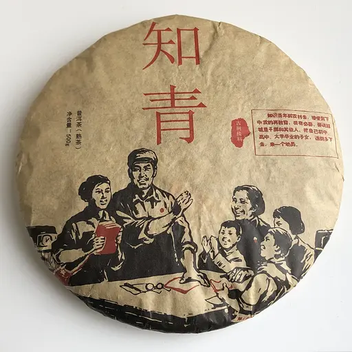 Шу пуер Ботанік Освідчена молодь 500 г 2009 рік - фото 2