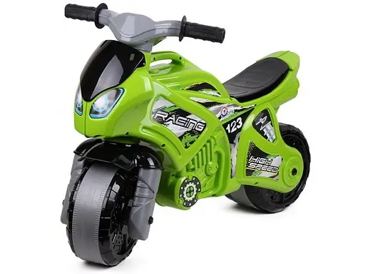 Мотоцикл - толокар ТехноК салатовий  - фото 1