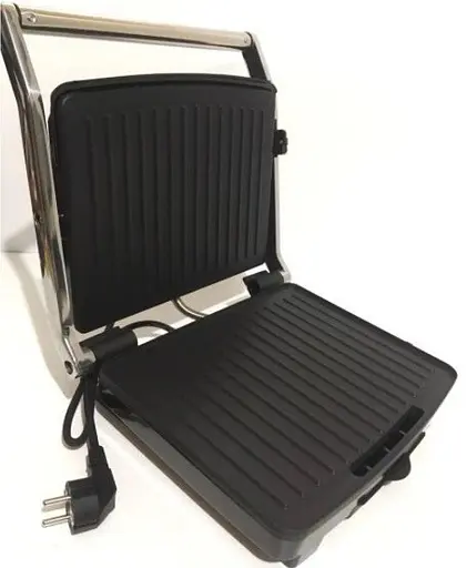 Электроприжимной гриль Crownberg CB-1067 антипригарное покрытие лоток для жира 2000 Вт - фото 3