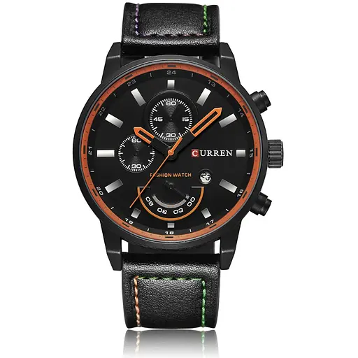 Годинник наручний Curren 8217 Black (18684)