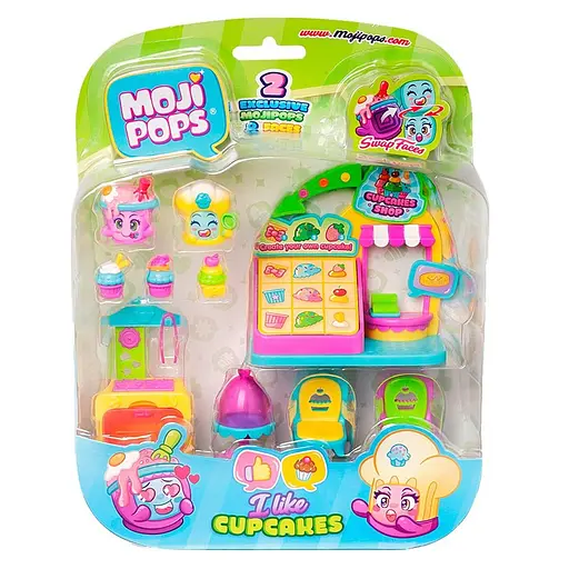 Набір: ігровий набір Moji Pops Капкейк-кафе + ігровий набір з лялькою Decora Girlz Fashion Луна з аксесуарами - фото 2