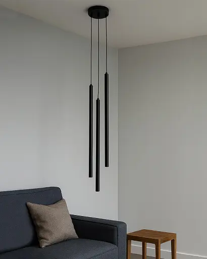 Подвесной светильник, люстра Edlin PLP2411-3B Renti G9 3x10W IP20 черный - фото 2