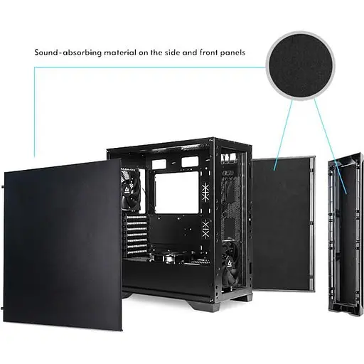 Корпус Chieftec APEX Q Black (GA-01B-Q-OP) Без БП - фото 9