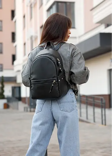 Женский рюкзак Sambag Dali BPTe черный 35 х 25 х 12 см (15378001e) - фото 3