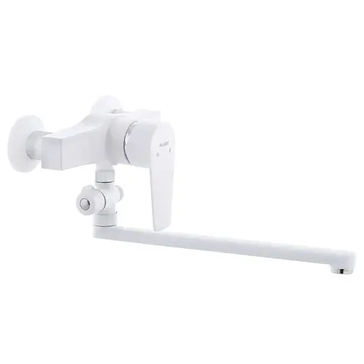 Змішувач для ванни Plamix Oscar-006 white PM0559 Білий - фото 1