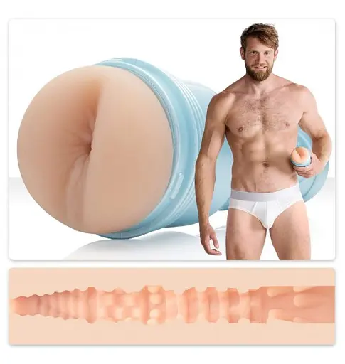 Реалистичный мастурбатор Fleshjack Colby Keller Lumberjack телесный - фото 2