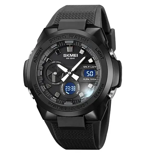 Часы мужские наручные спортивные Skmei 2105 (Черный) - фото 3