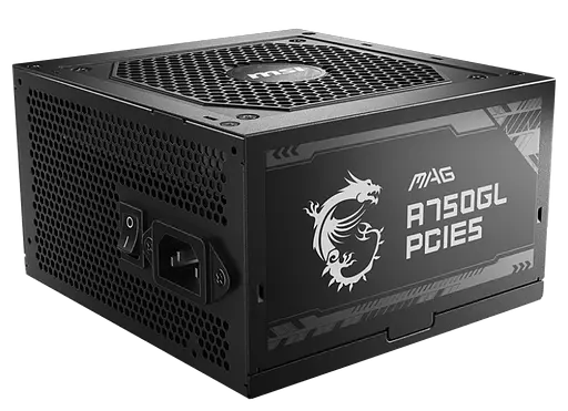 Блок питания MSI MAG A750GL PCIE5 750W 80+ Gold (MAG A750GL PCIE5) - фото 2