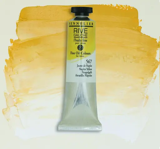 Масляная краска Rive gauche 40 мл, Неаполитанский желтый (Naples Yellow) - фото 2