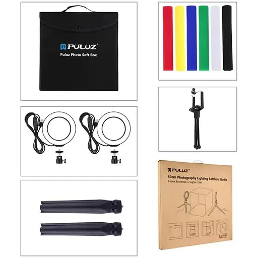 Софтбокс Puluz PU5130 30x30x30 см - фото 3