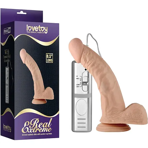 Вібратор Lovetoy Real Extreme 22 см тілесний