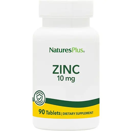 Вітаміни та мінерали Natures Plus Zinc 10 мг 90 таблеток