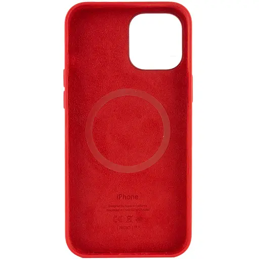 Чохол Epik Silicone case AAA with Magsafe and Animation для Apple iPhone 12 Pro/12, 6.1 Червоний/Red - фото 3