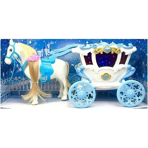 Ігровий набір Bambi Карета з конем (686-817). Зі світлом і звуком - фото 5