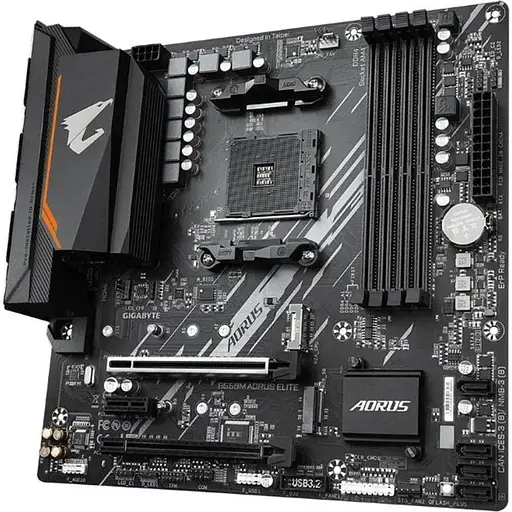 Материнская плата Gigabyte B550M Aorus Elite Socket AM4 - фото 3